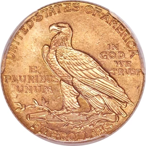 image for: 1915 $5 MS65 PCGS....