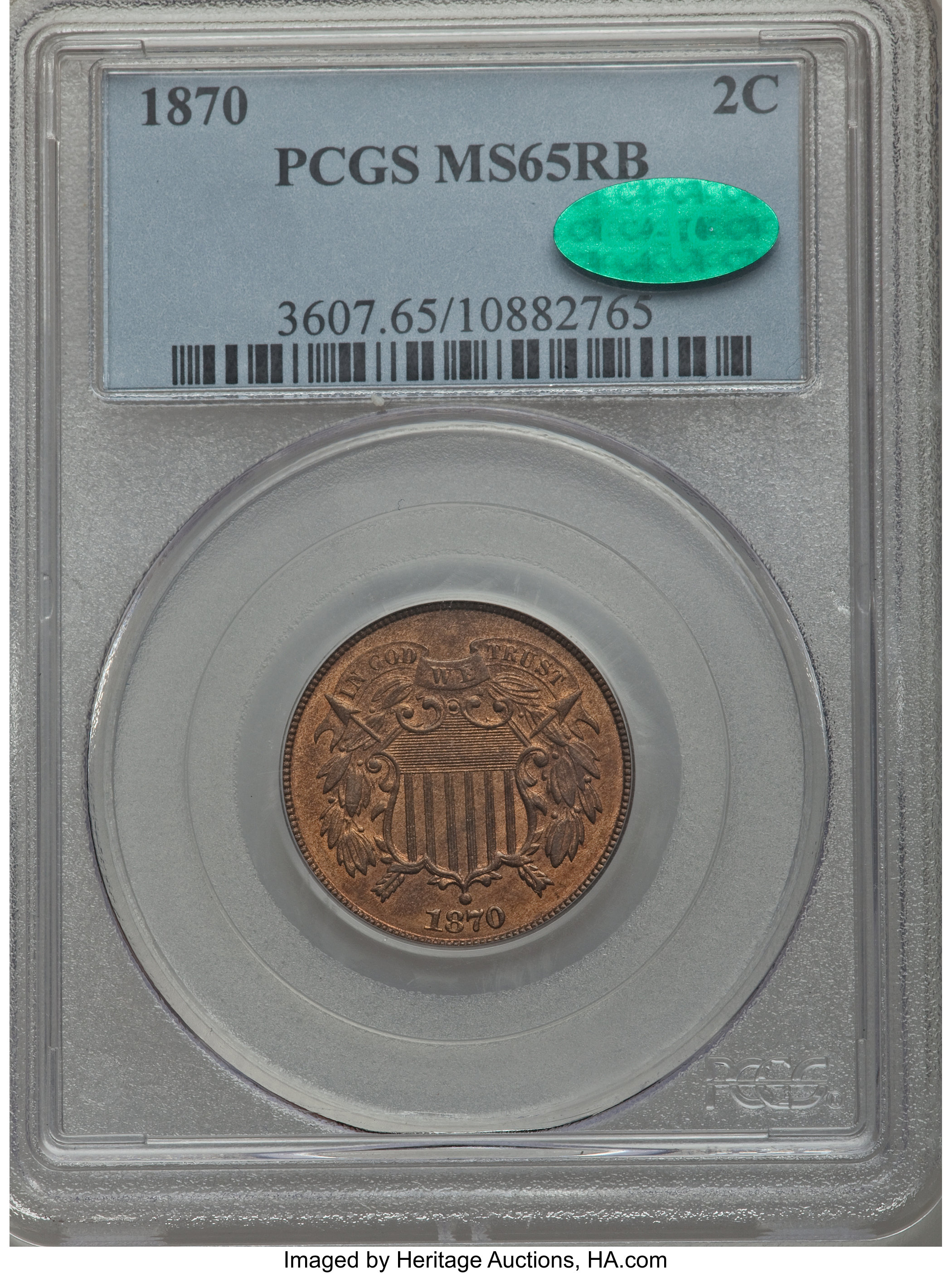 1870 2c MS RB