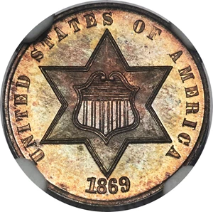 image for: 1869 3CS PR67 NGC....