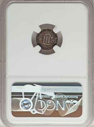 image for: 1869 3CS PR67 NGC....