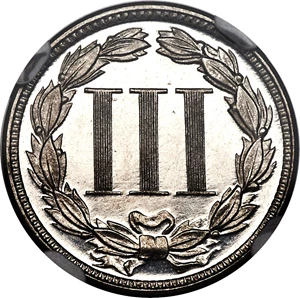 image for: 1877 3CN PR65 Ultra Cameo NGC....