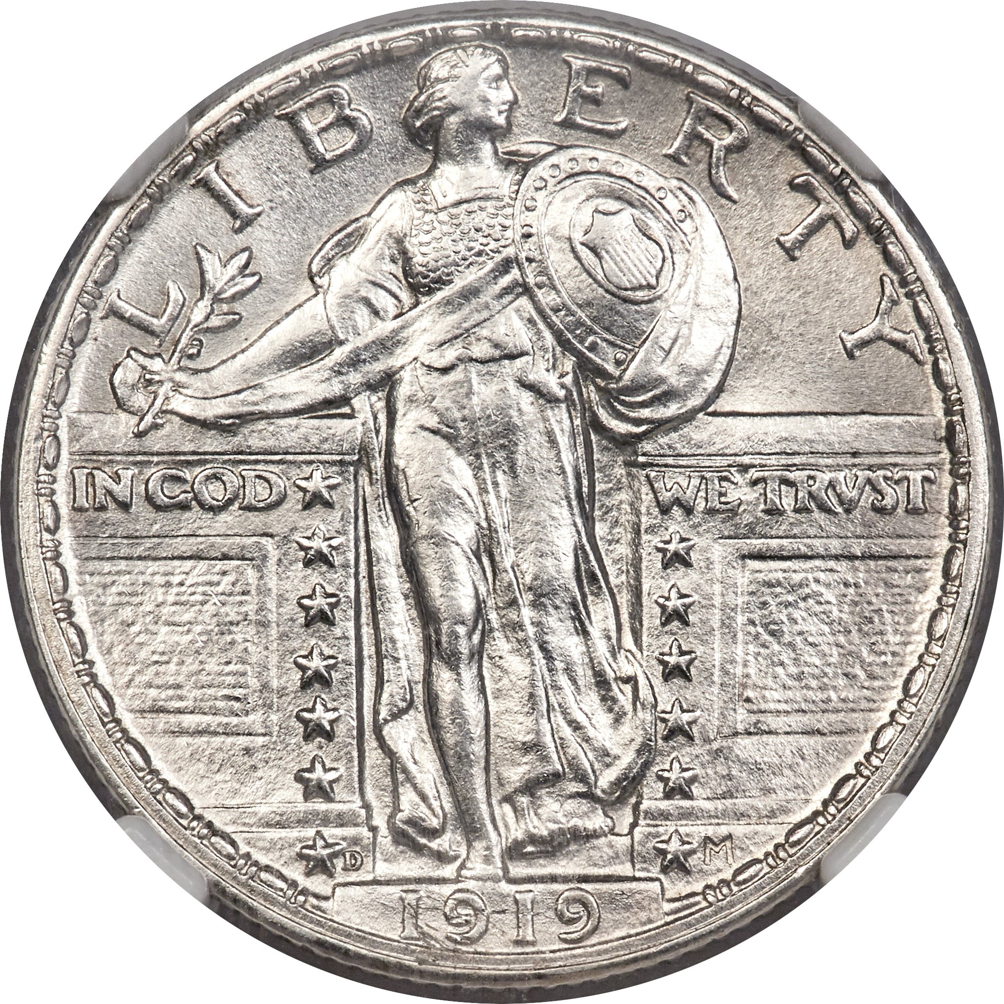 image for: 1919-D 25C MS62 Full Head NGC....