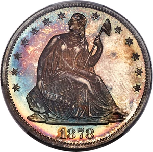 image for: 1878 50C PR66 PCGS....