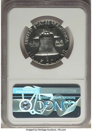 image for: 1958 50C PR69 Cameo NGC....