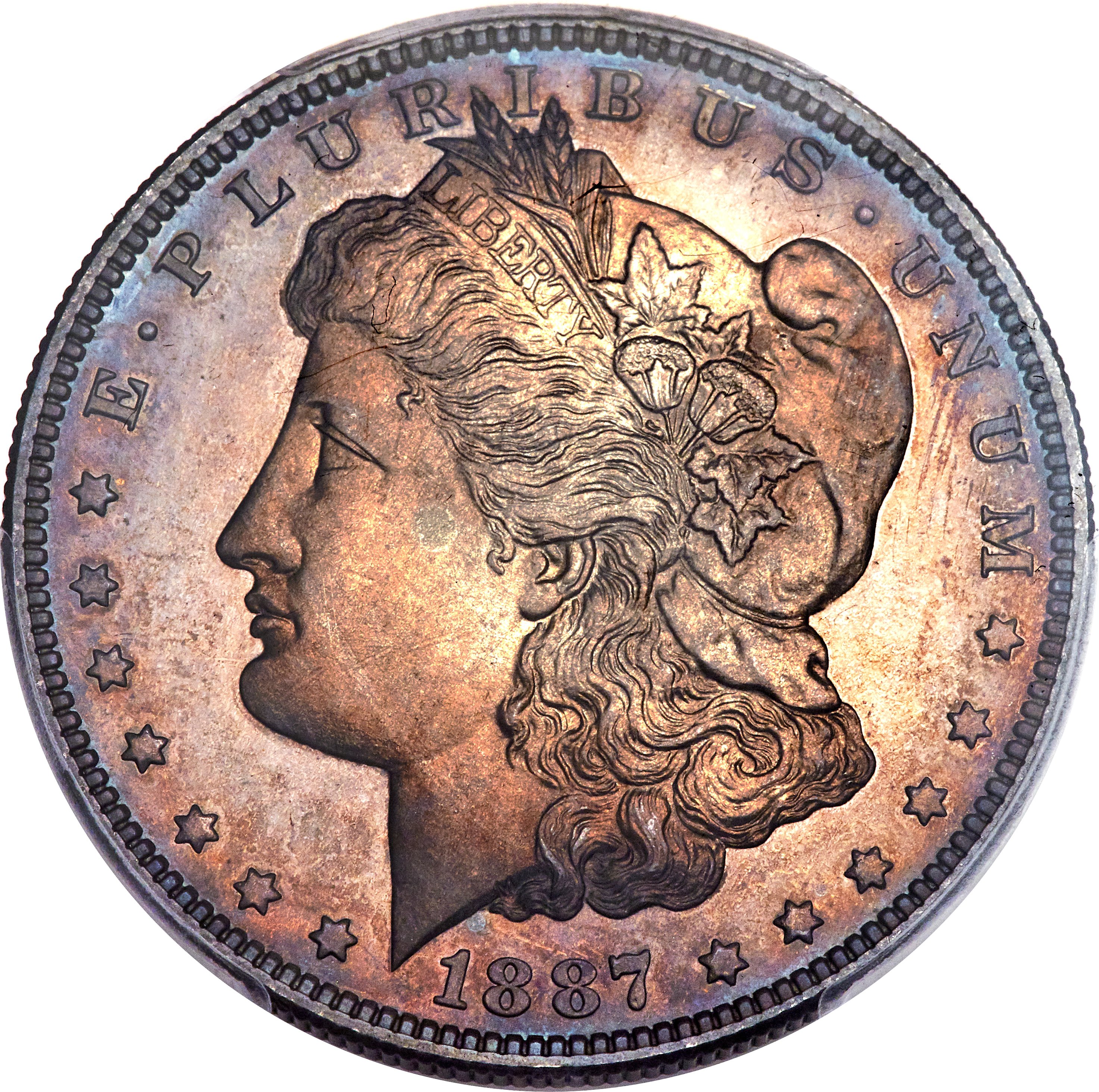 image for: 1887 $1 PR65 PCGS....