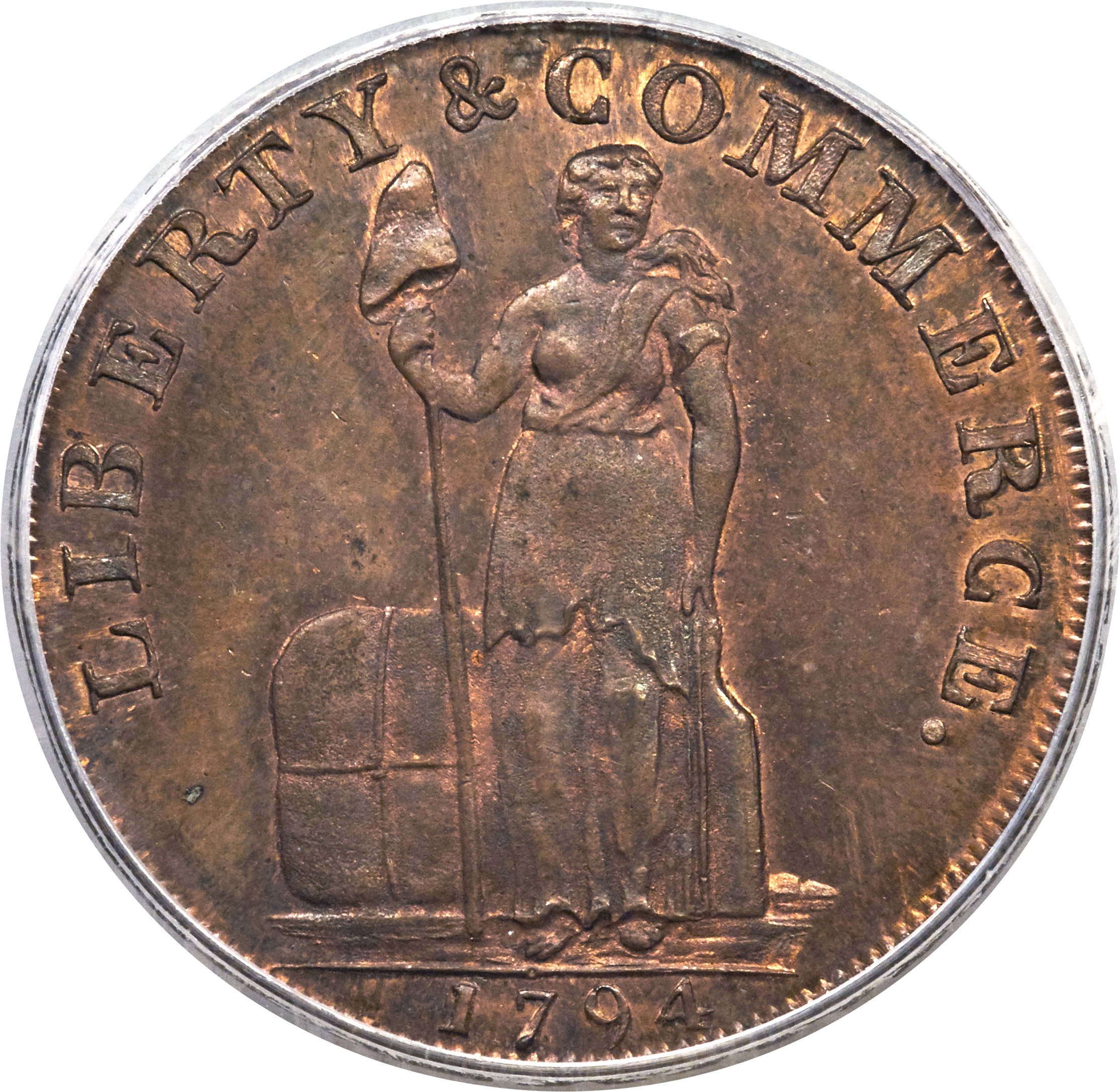 1794 Cent Talbot, Allum & Lee, NEW YORK PR RB