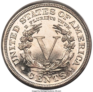 image for: 1895 5C PR66 Cameo PCGS. CAC....