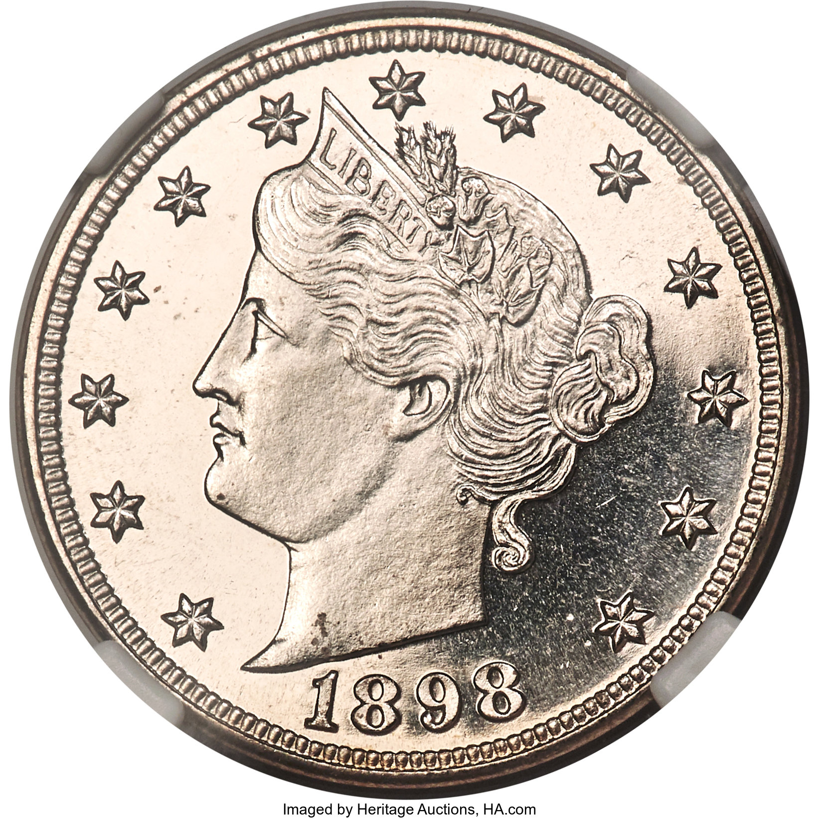 image for: 1898 5C PR66+★  Cameo NGC. CAC....