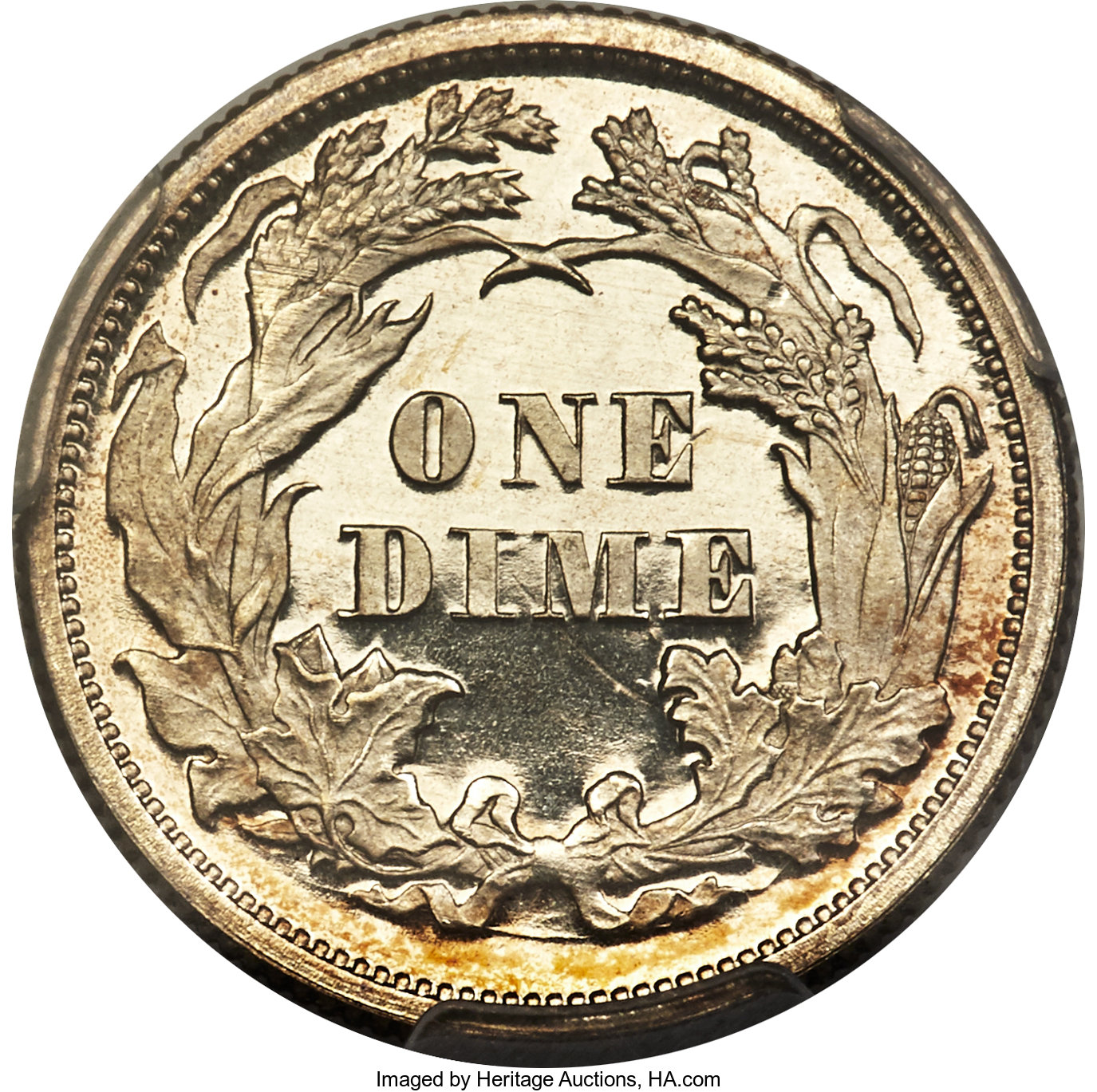 image for: 1871 10C PR66 Cameo PCGS. CAC. F-102, R.4....