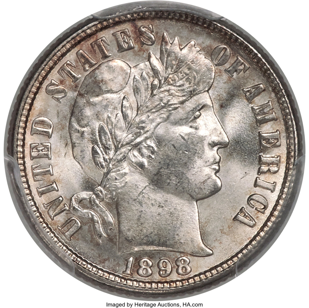 image for: 1898-O 10C MS65 PCGS. CAC....