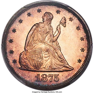 image for: 1875 20C PR65 Cameo PCGS. BF-1....