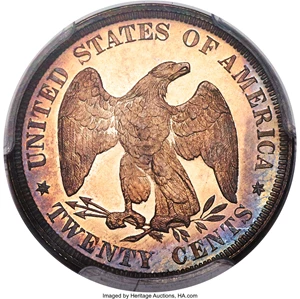 image for: 1875 20C PR65 Cameo PCGS. BF-1....