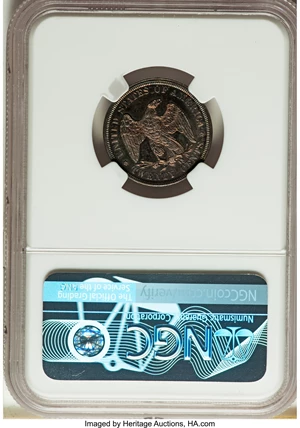 image for: 1876 20C PR66 Cameo NGC. BF-3, R.4....