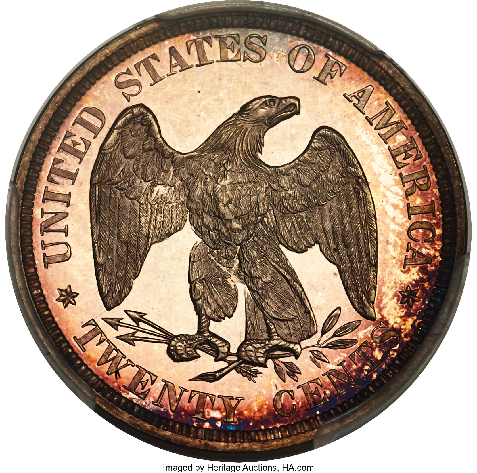 image for: 1878 20C PR64 Cameo PCGS. CAC. BF-1, R.3....