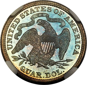 image for: 1882 25C PR67 Cameo NGC. Briggs 2-B....