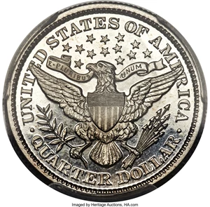 image for: 1900 25C PR67 Cameo PCGS. CAC....