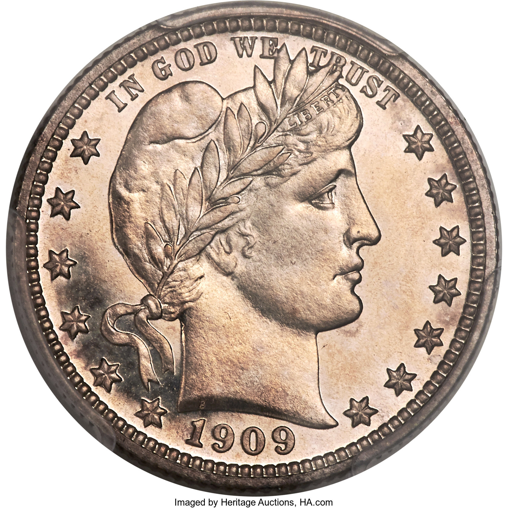 image for: 1909 25C PR67 Cameo PCGS. CAC....