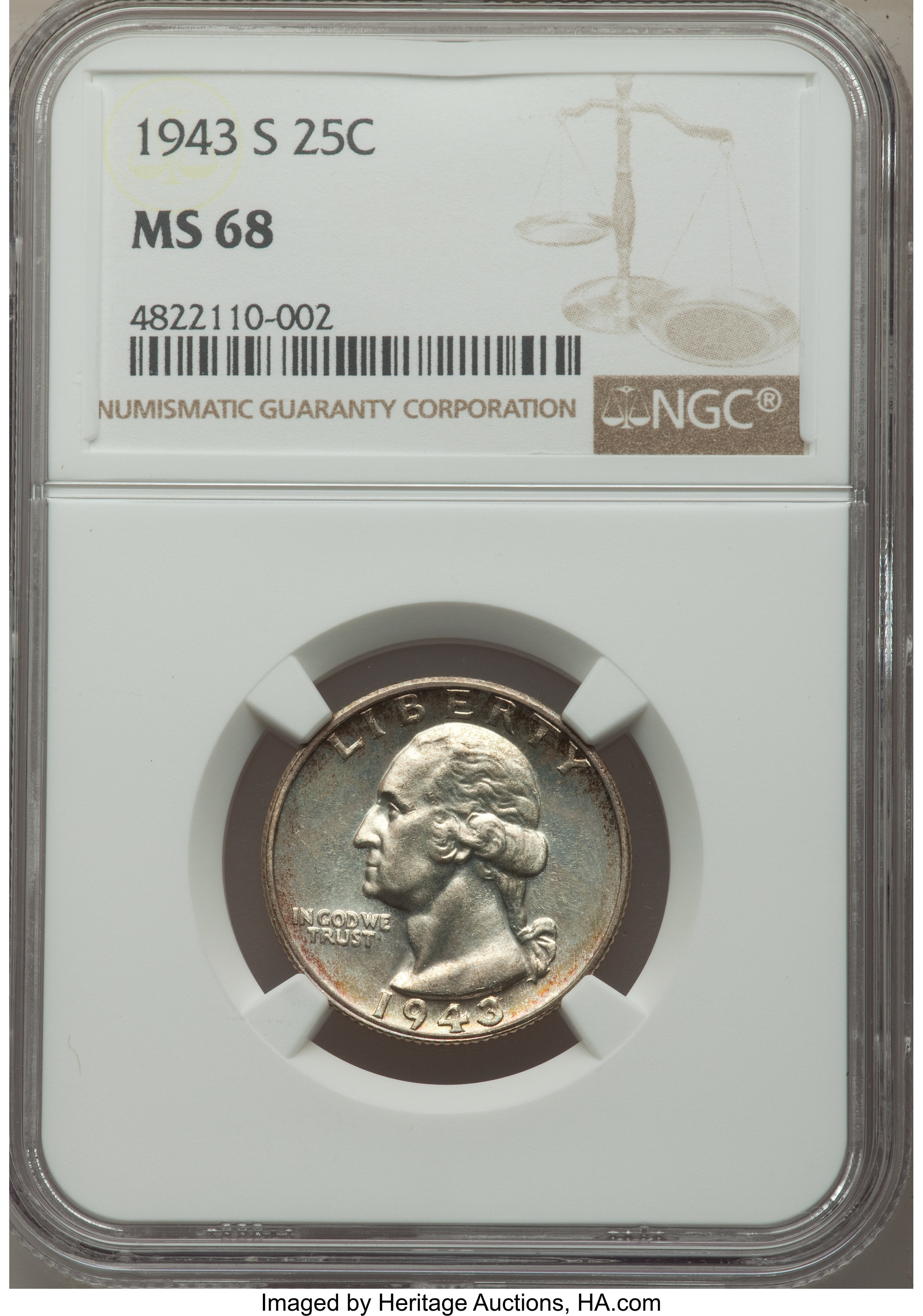 1943-S 25c MS68 thumbnail 12