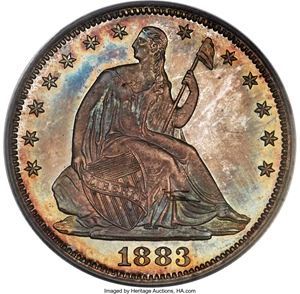 image for: 1883 50C PR66 PCGS. CAC....