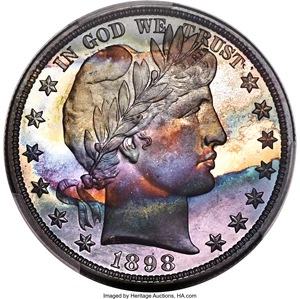 image for: 1898 50C PR68 PCGS. CAC....