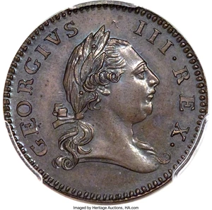 image for: 1773 PENNY Virginia Penny PR64 Brown PCGS. Newman 1-A, W-1390....