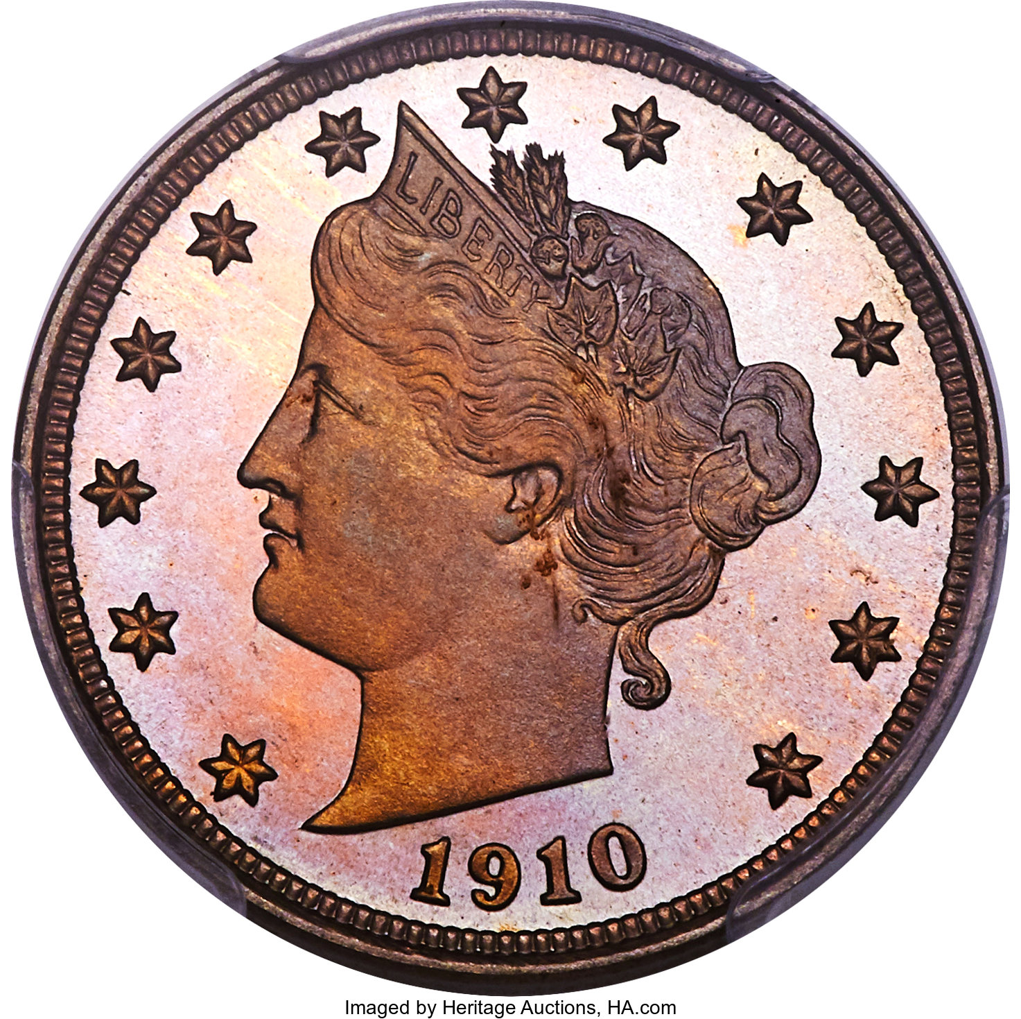 image for: 1910 5C PR68 Cameo PCGS. CAC....