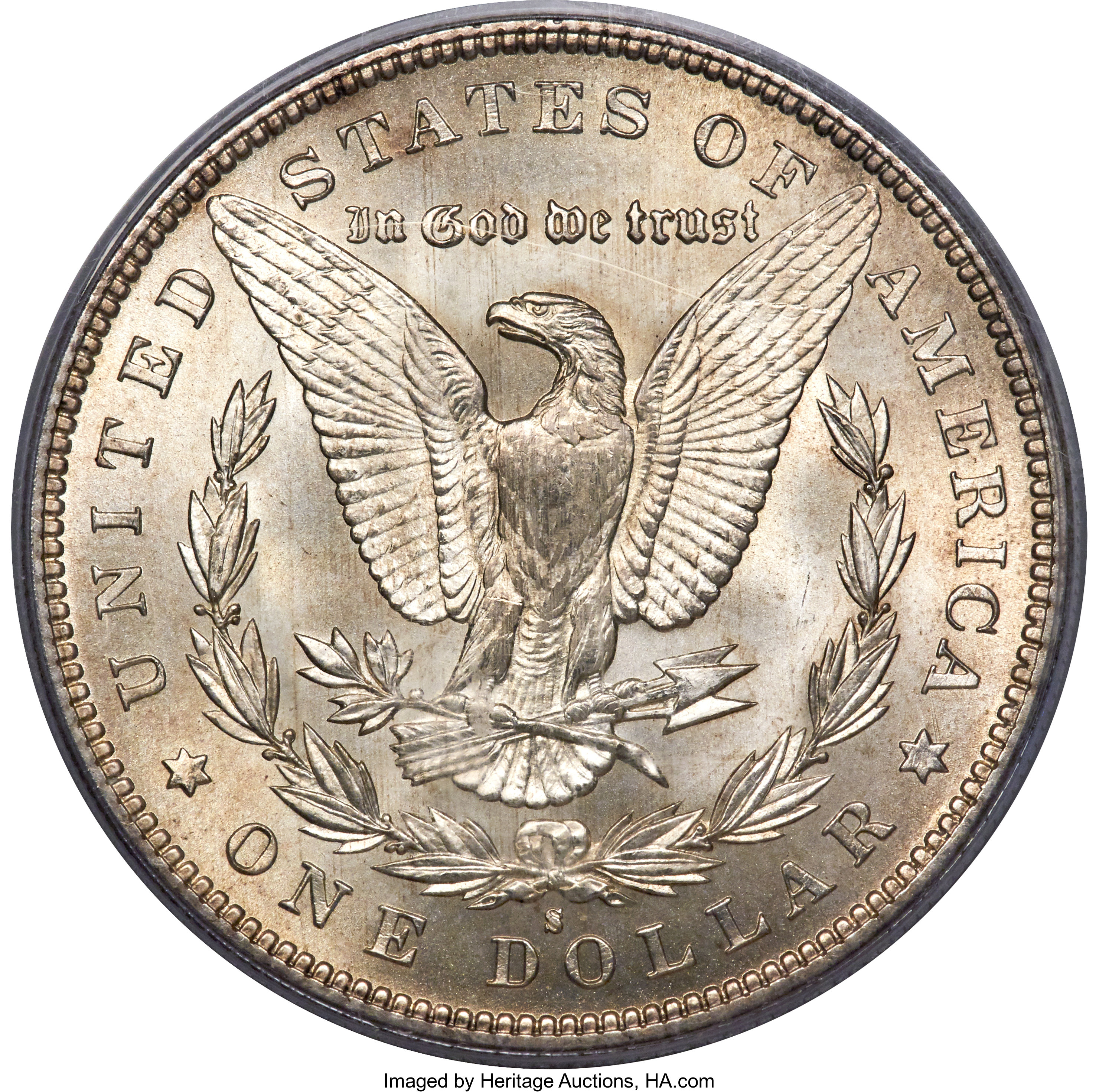 1892-S $1 MS66 CAC thumbnail 2
