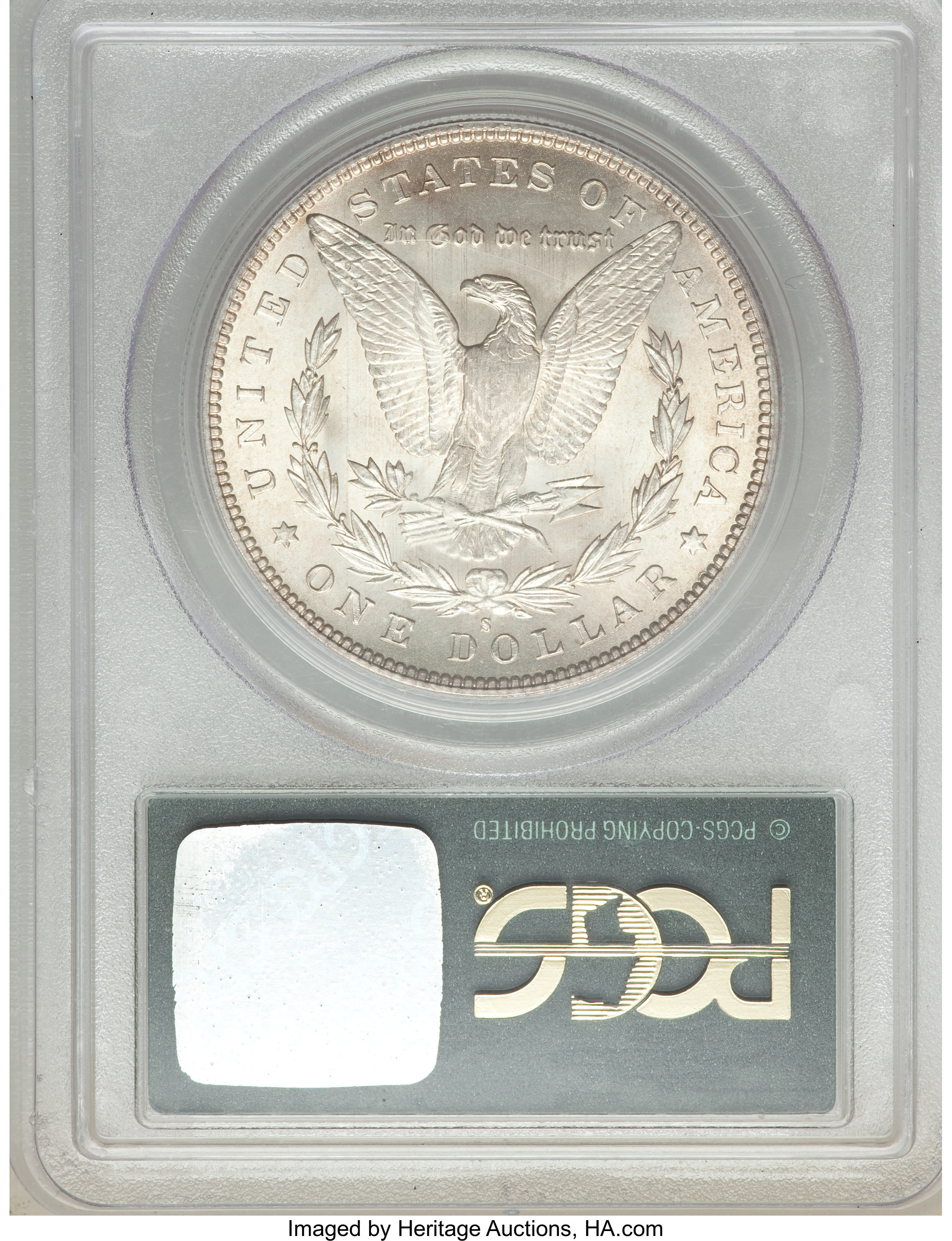1892-S $1 MS66 CAC thumbnail 4