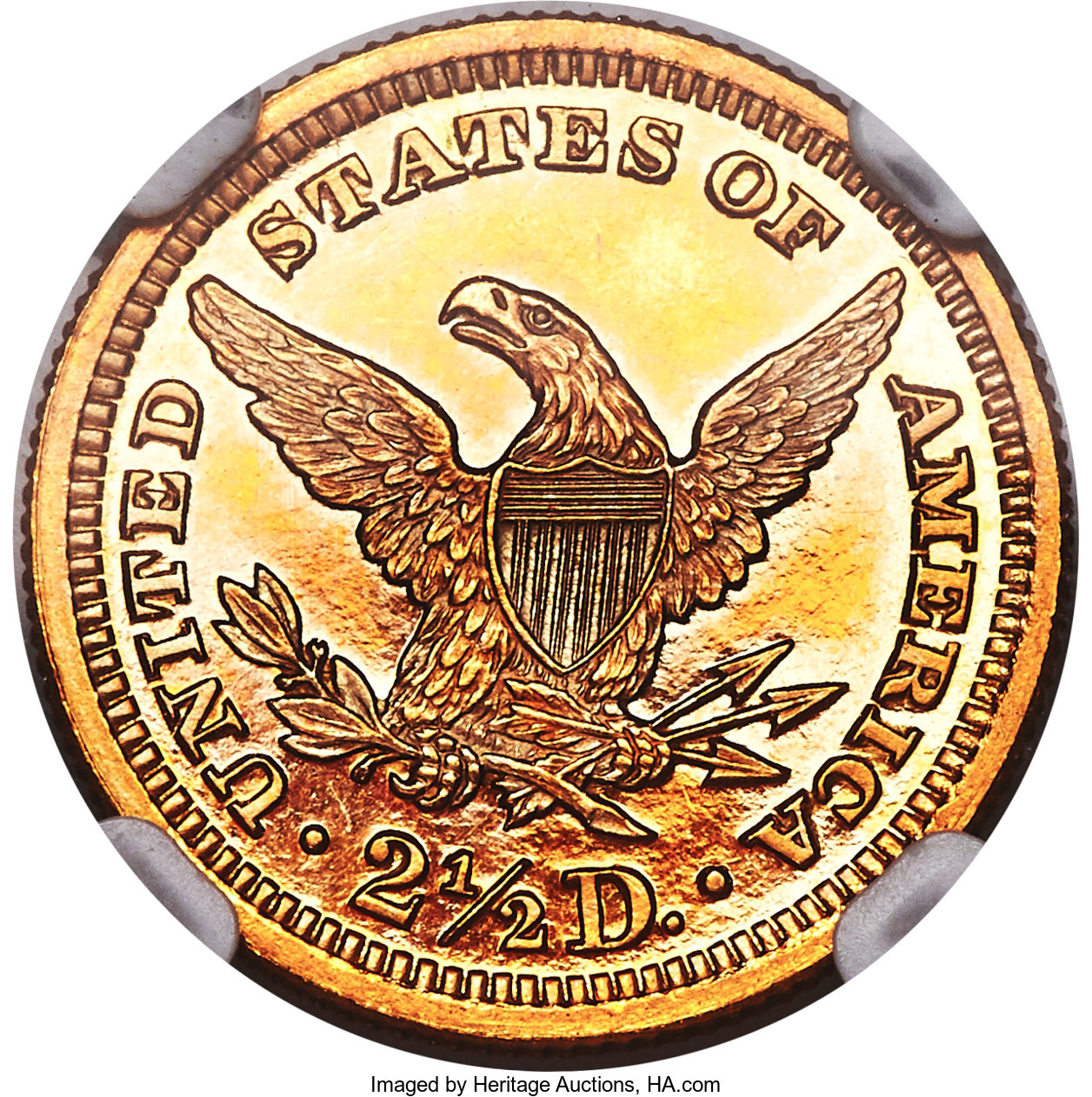 image for: 1898 $2 1/2 PR66 Cameo NGC. JD-1, R.4....