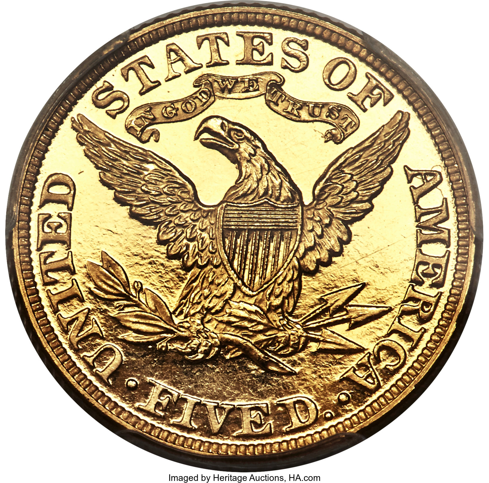 image for: 1891 $5 PR66 Deep Cameo PCGS. CAC. JD-1, High R.5....