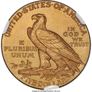 image for: 1913 $5 PR66 NGC. CAC. JD-1, Low R.5....