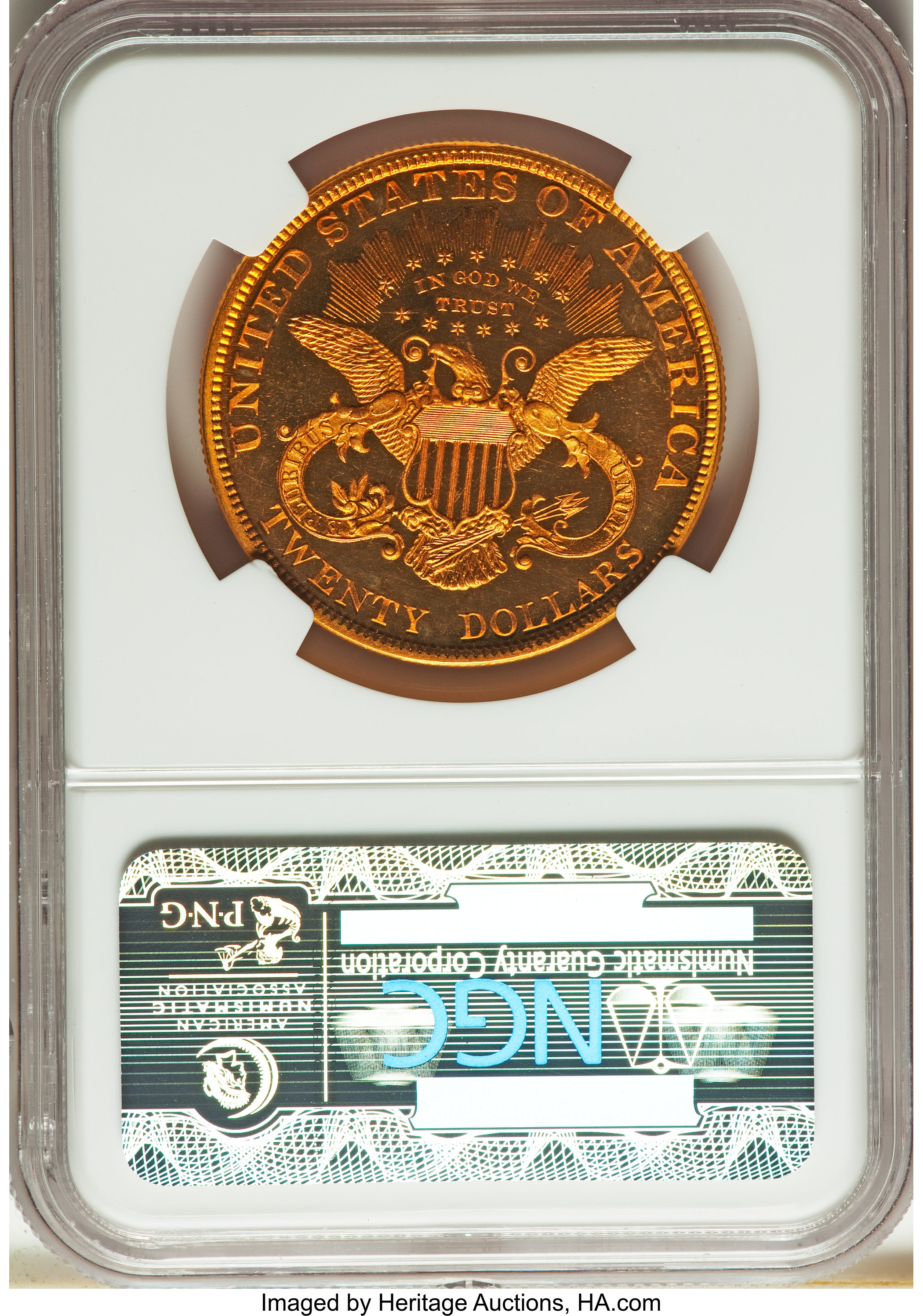image for: 1888 $20 PR66 Ultra Cameo NGC. JD-1, R.6....