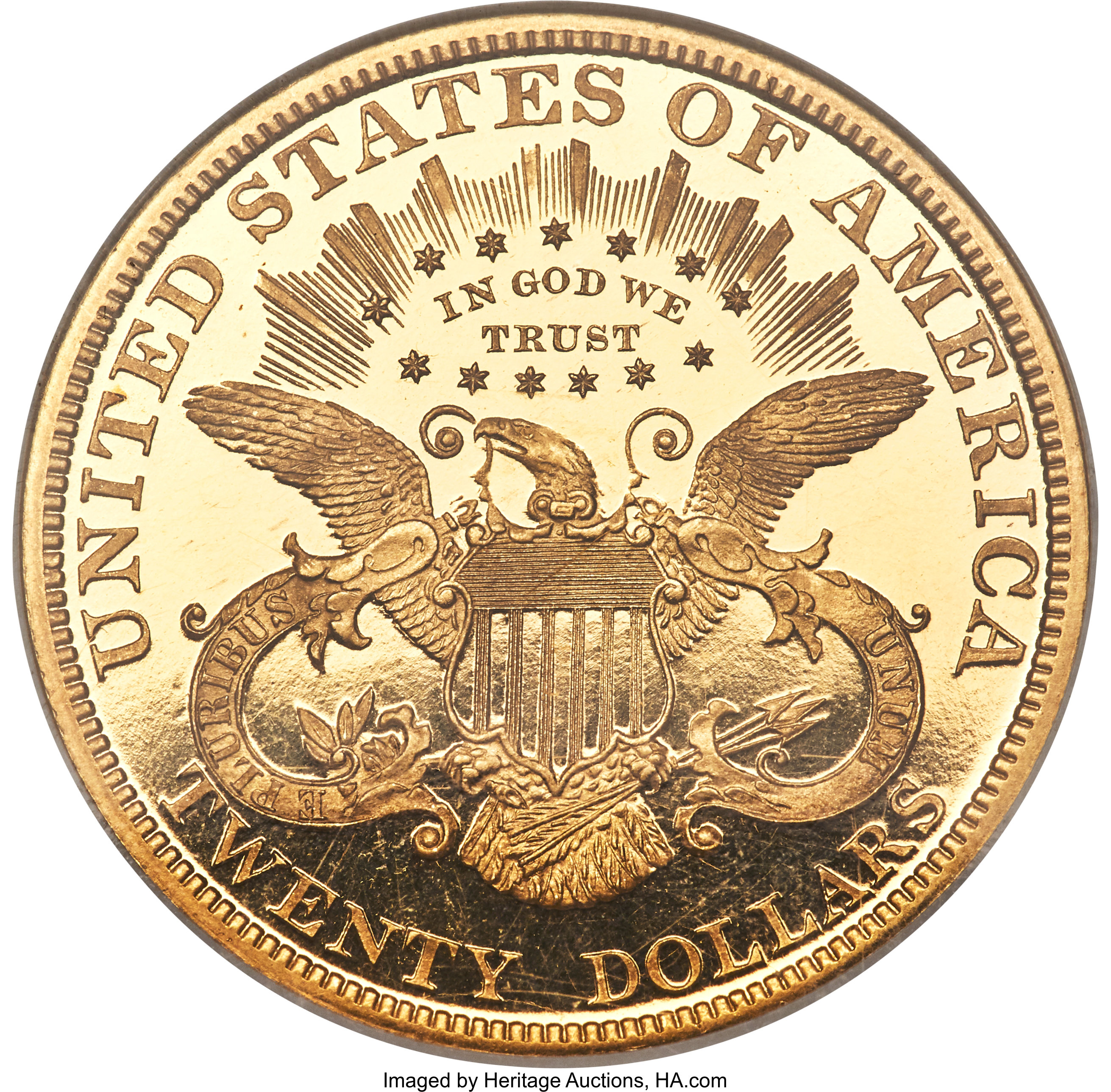 image for: 1891 $20 PR67 Ultra Cameo NGC. JD-1, Low R.6....