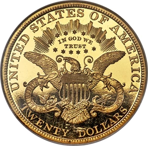 image for: 1898 $20 PR67 Ultra Cameo NGC. CAC. JD-1, R.5....