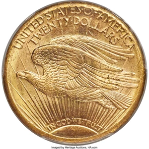 image for: 1927-S $20 MS65 PCGS....