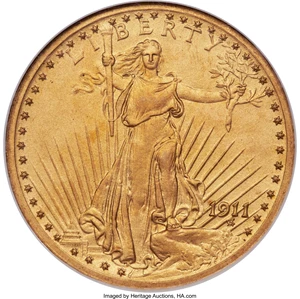 image for: 1911 $20 PR67 NGC. JD-1, R.5....
