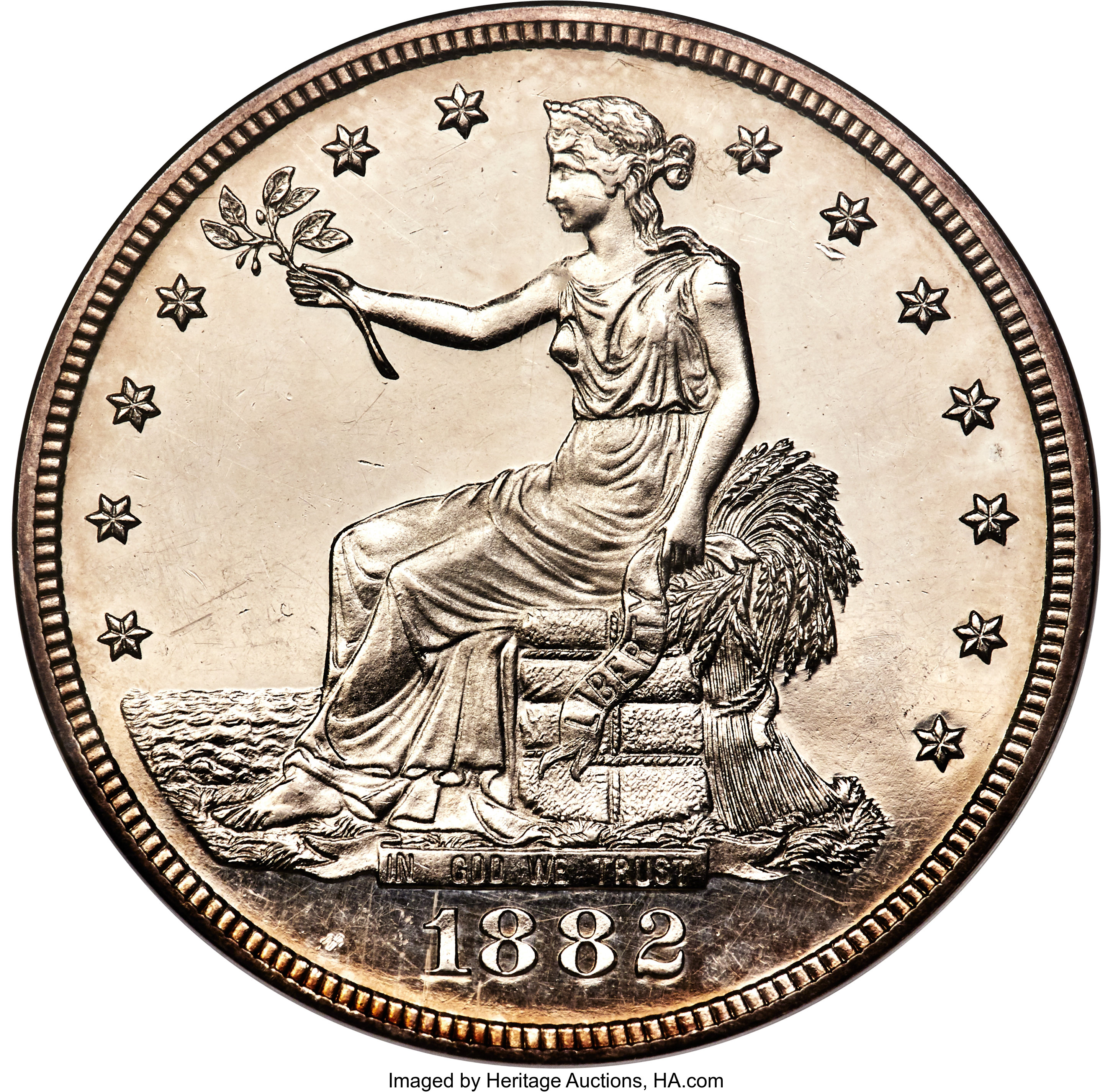 image for: 1882 T$1 PR62 Cameo NGC. CAC....