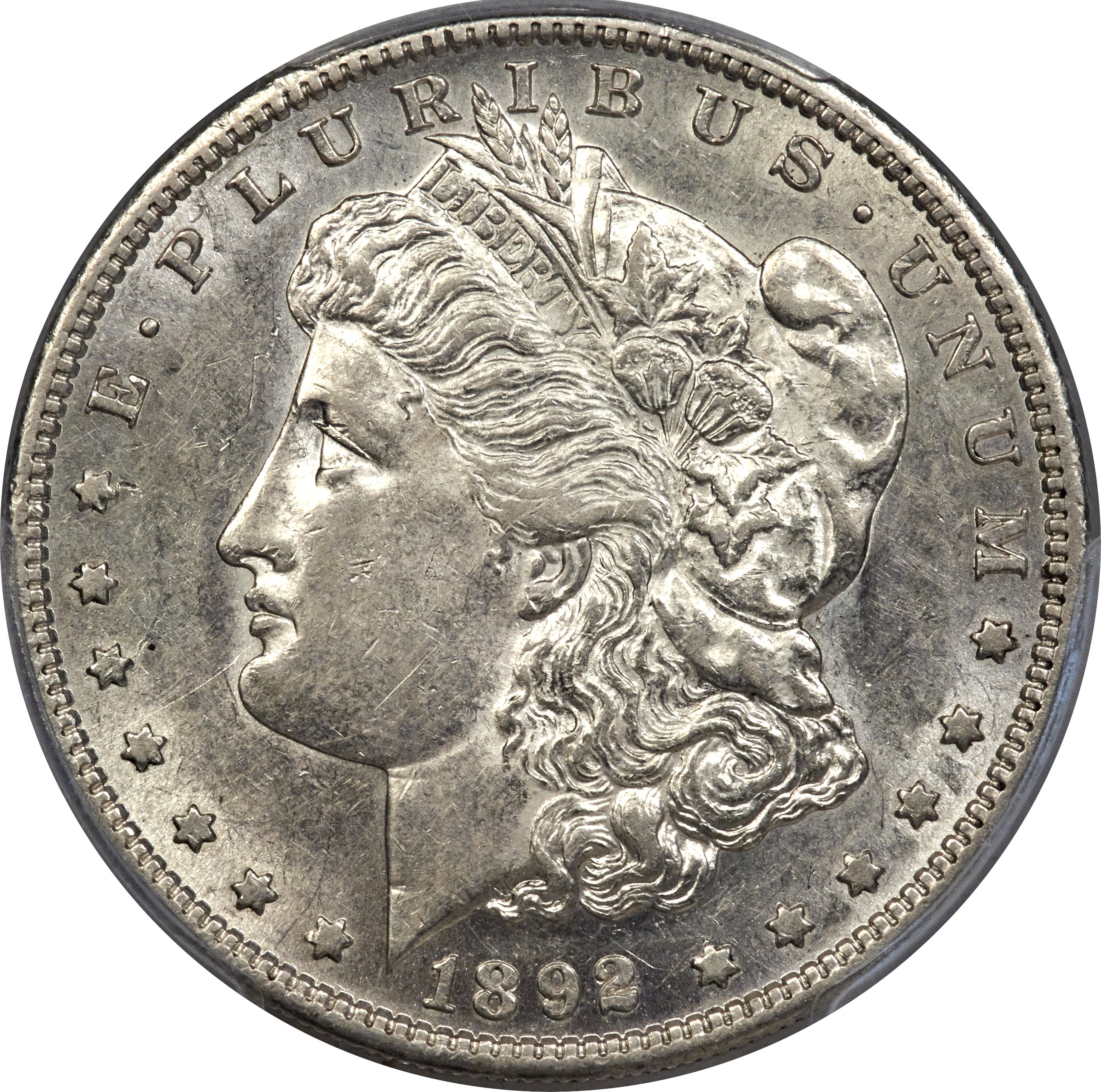 image for: 1892-S $1 Doubled Date, VAM-2, AU55 PCGS....