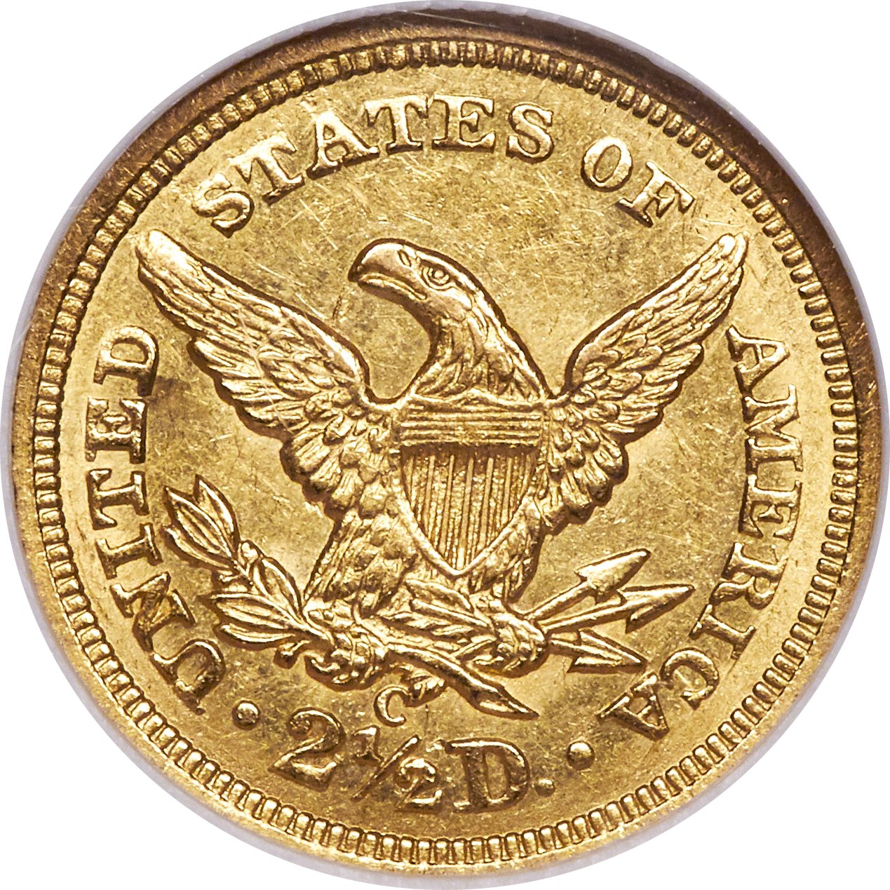 image for: 1840-C $2 1/2 MS62 NGC. Variety 1....