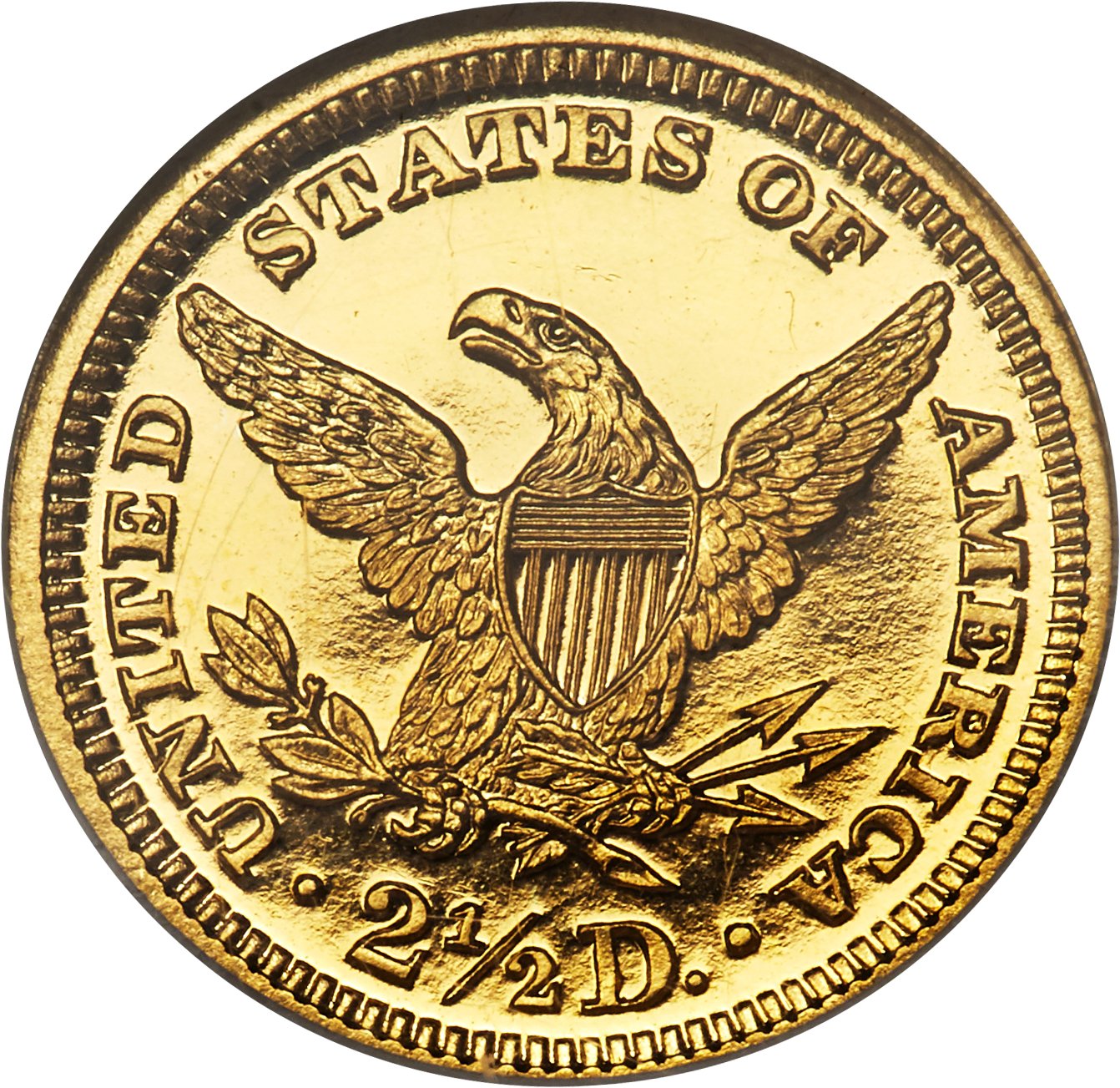 image for: 1903 $2 1/2 PR65 Cameo NGC. JD-1, R.4....