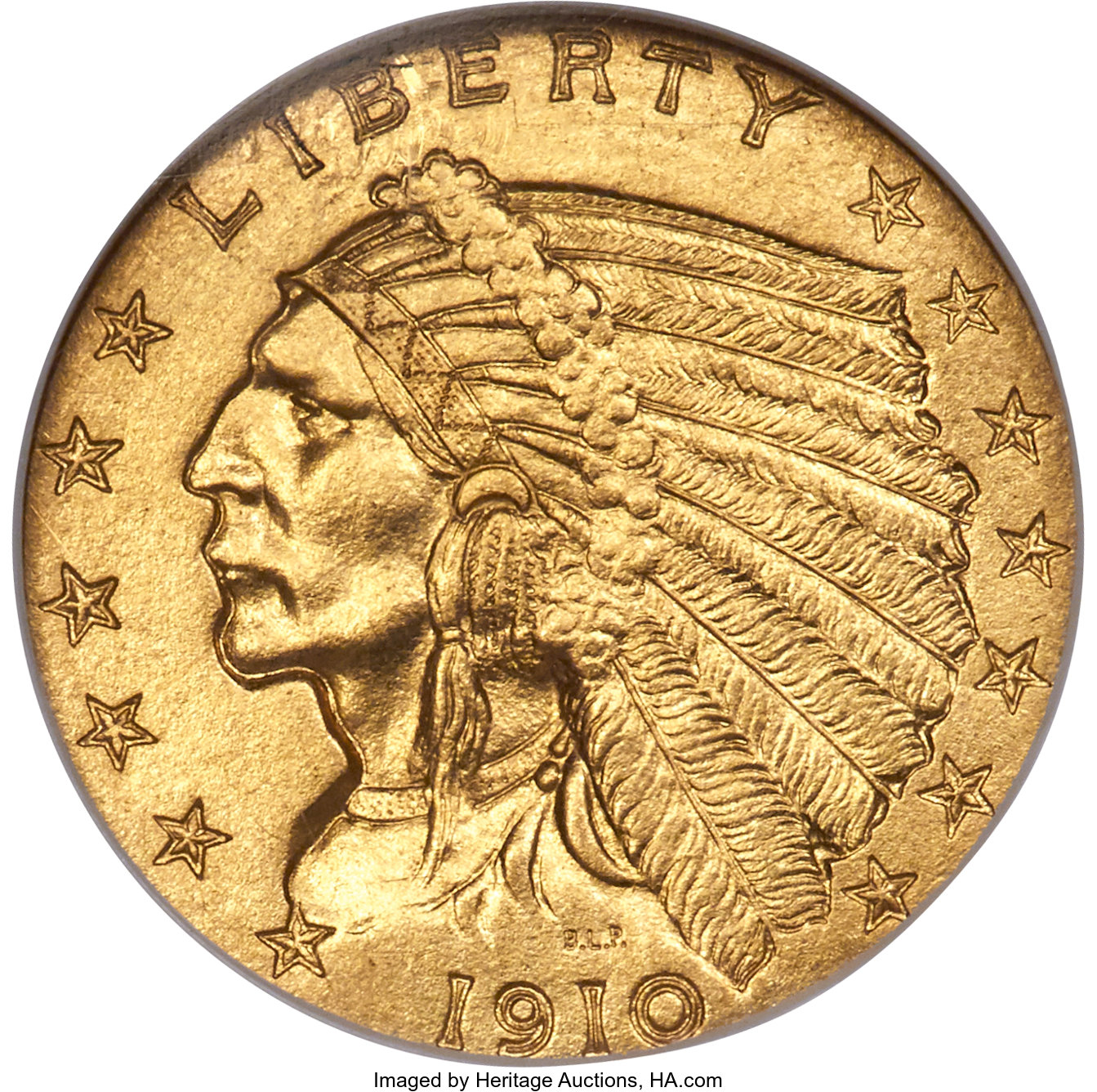 image for: 1910 $2 1/2 PR64 NGC. JD-1, R.4....