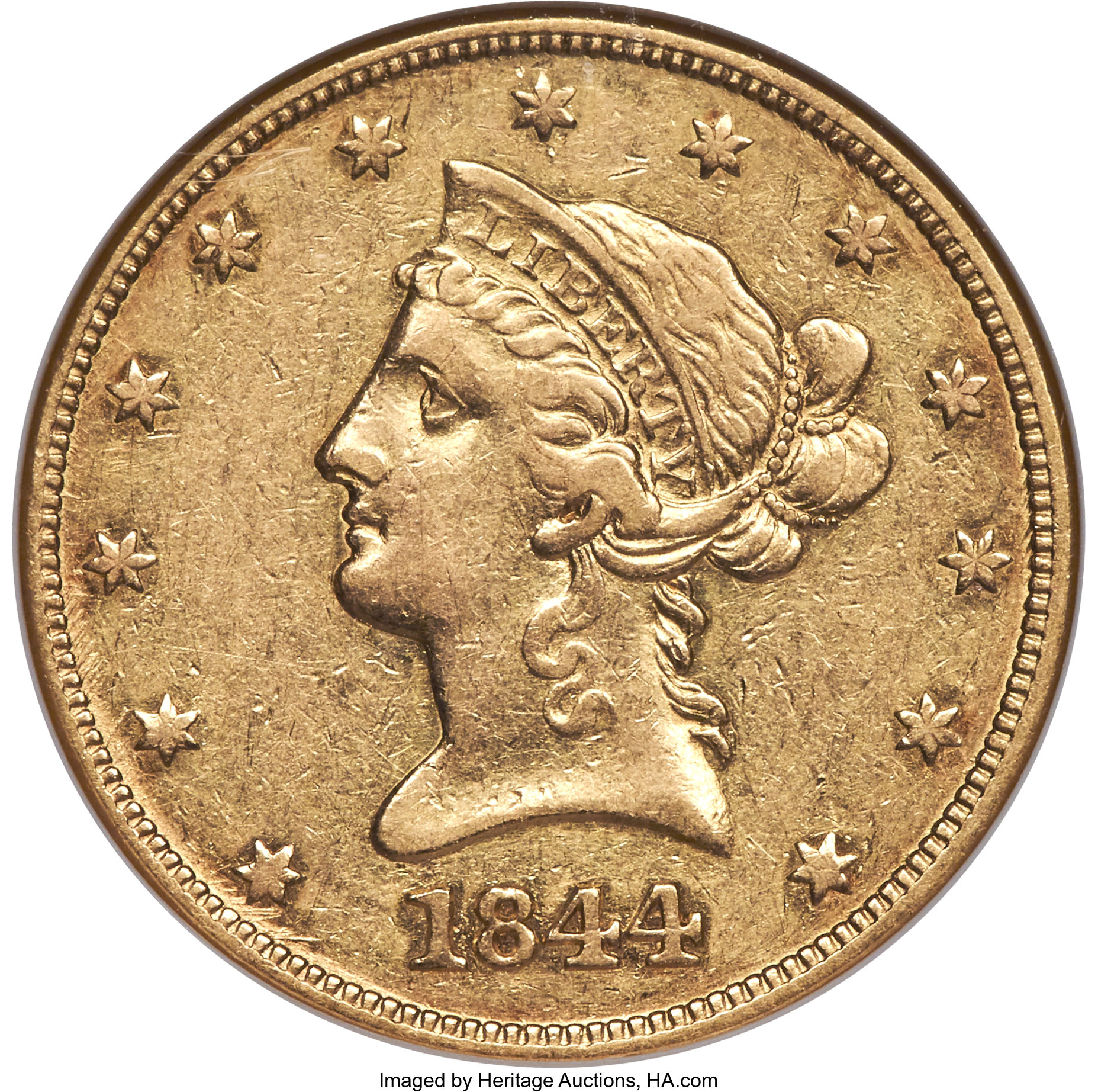 image for: 1844 $10 XF45 NGC....