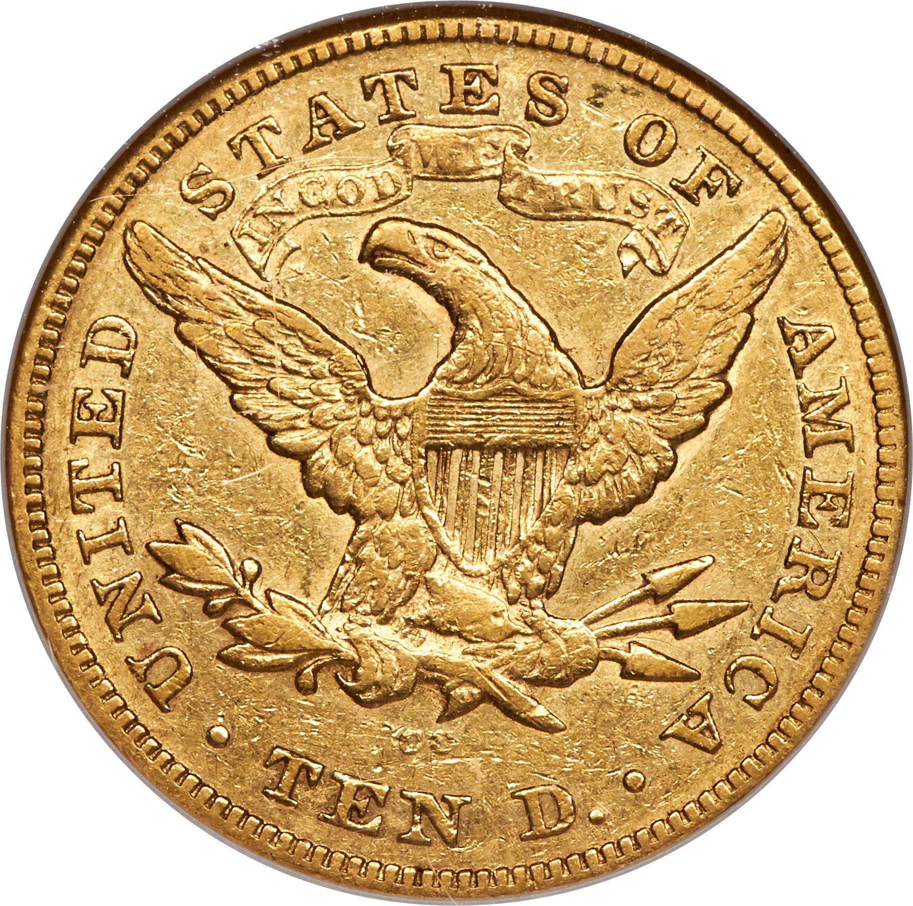 image for: 1874-CC $10 XF45 NGC. Variety 1-A....