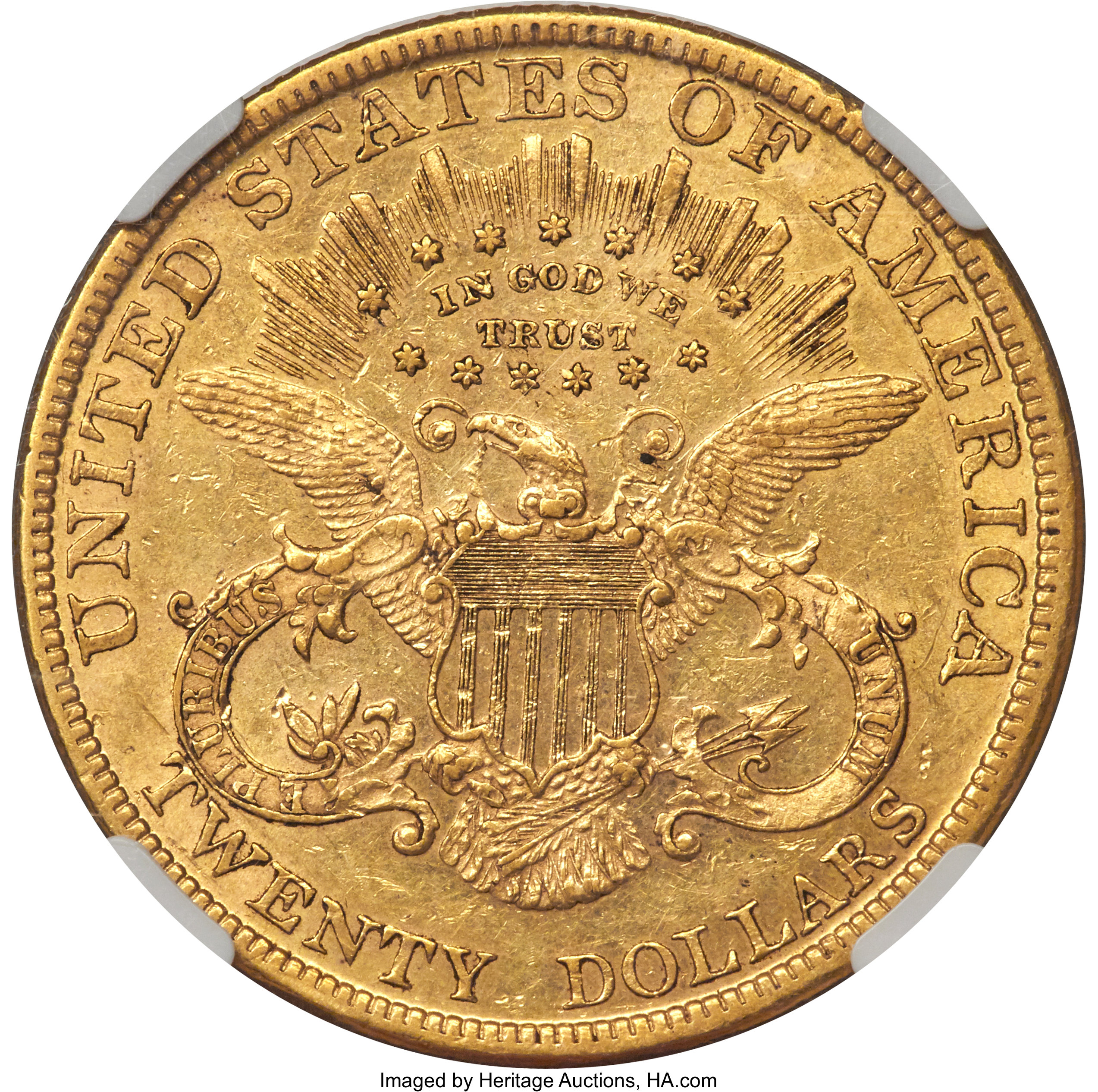 image for: 1892 $20 AU55 NGC....