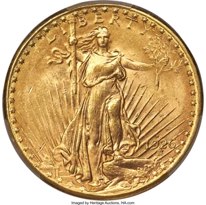 image for: 1926-D $20 MS62 PCGS....