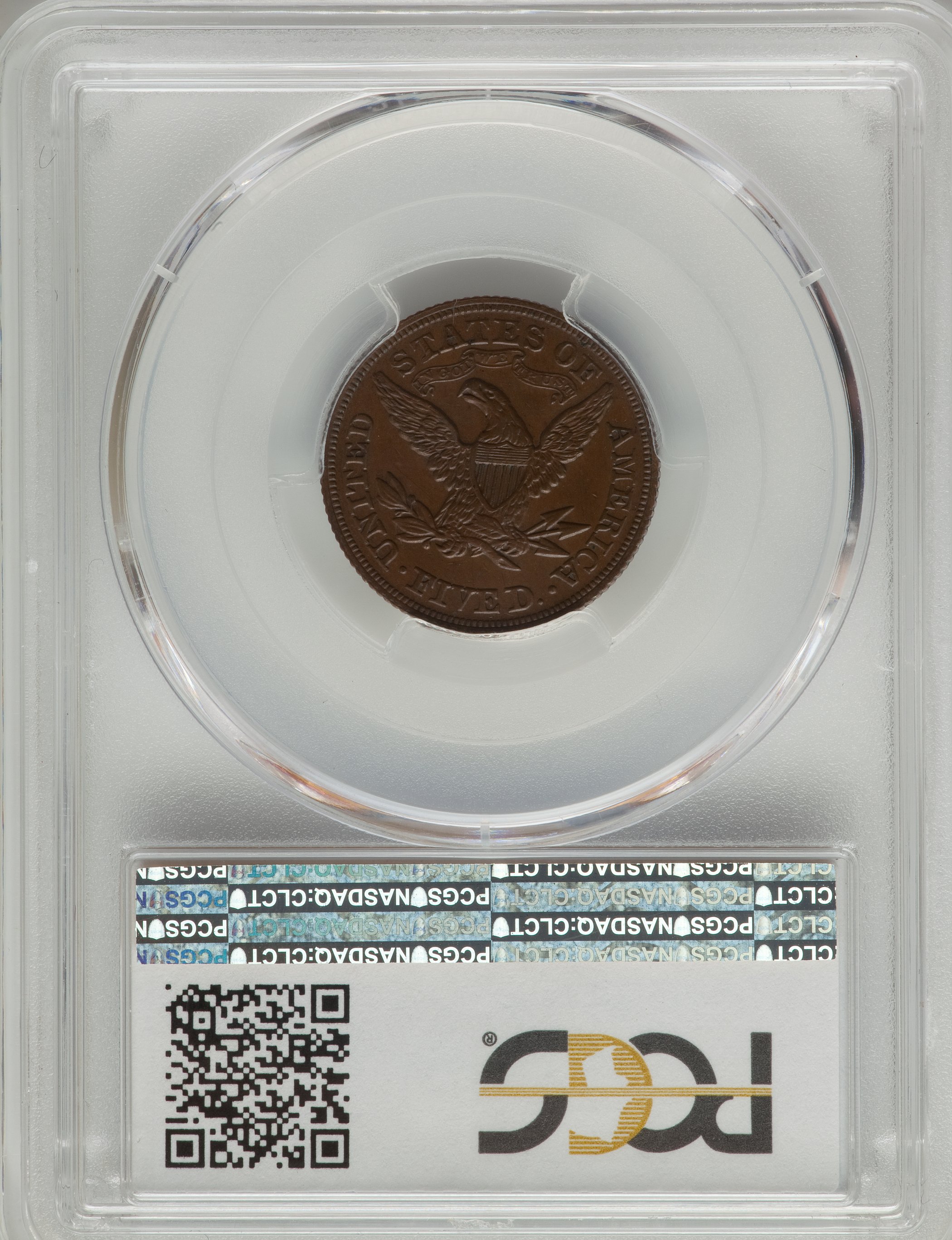 image for: 1867 $5 Five Dollar, Judd-599, Pollock-665, High R.7, PR58 PCGS....