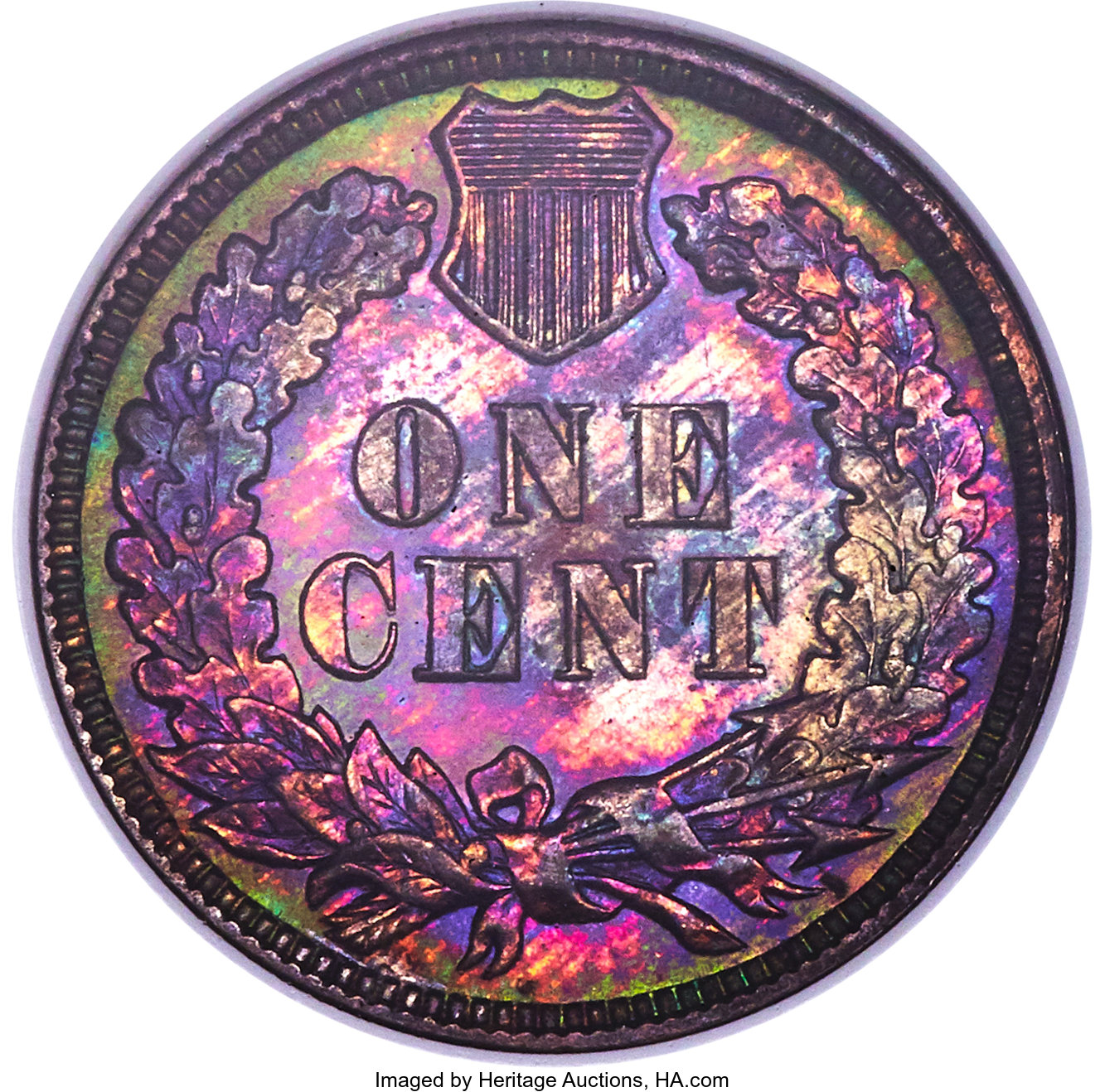 image for: 1889 1C PR65 Red and Brown NGC. NGC Census: (30/13). PCGS Population: (56/9). CDN: $525 Whsle. Bid for problem-free NGC/PCG...