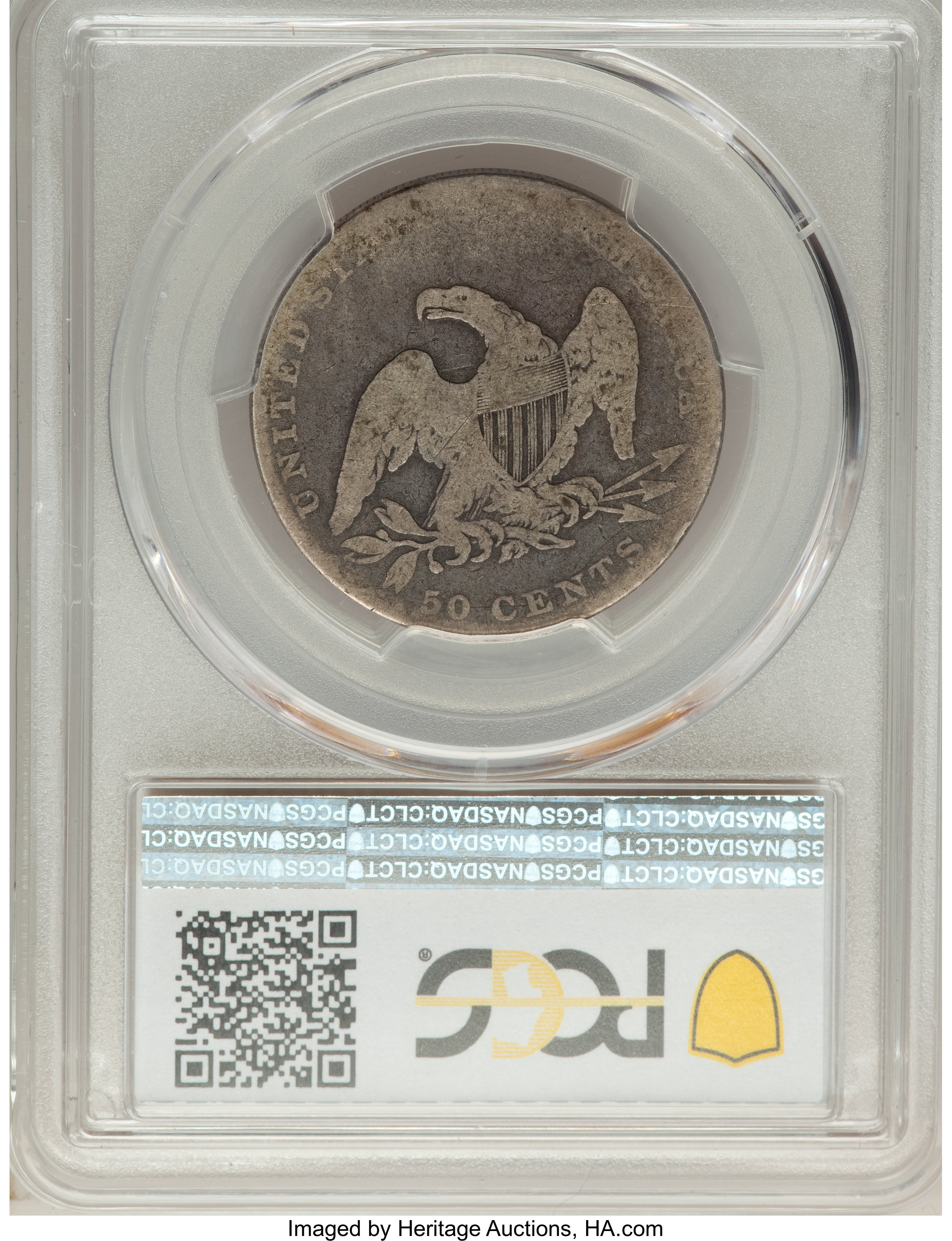 1836 50c Reeded Edge VF20 thumbnail 14