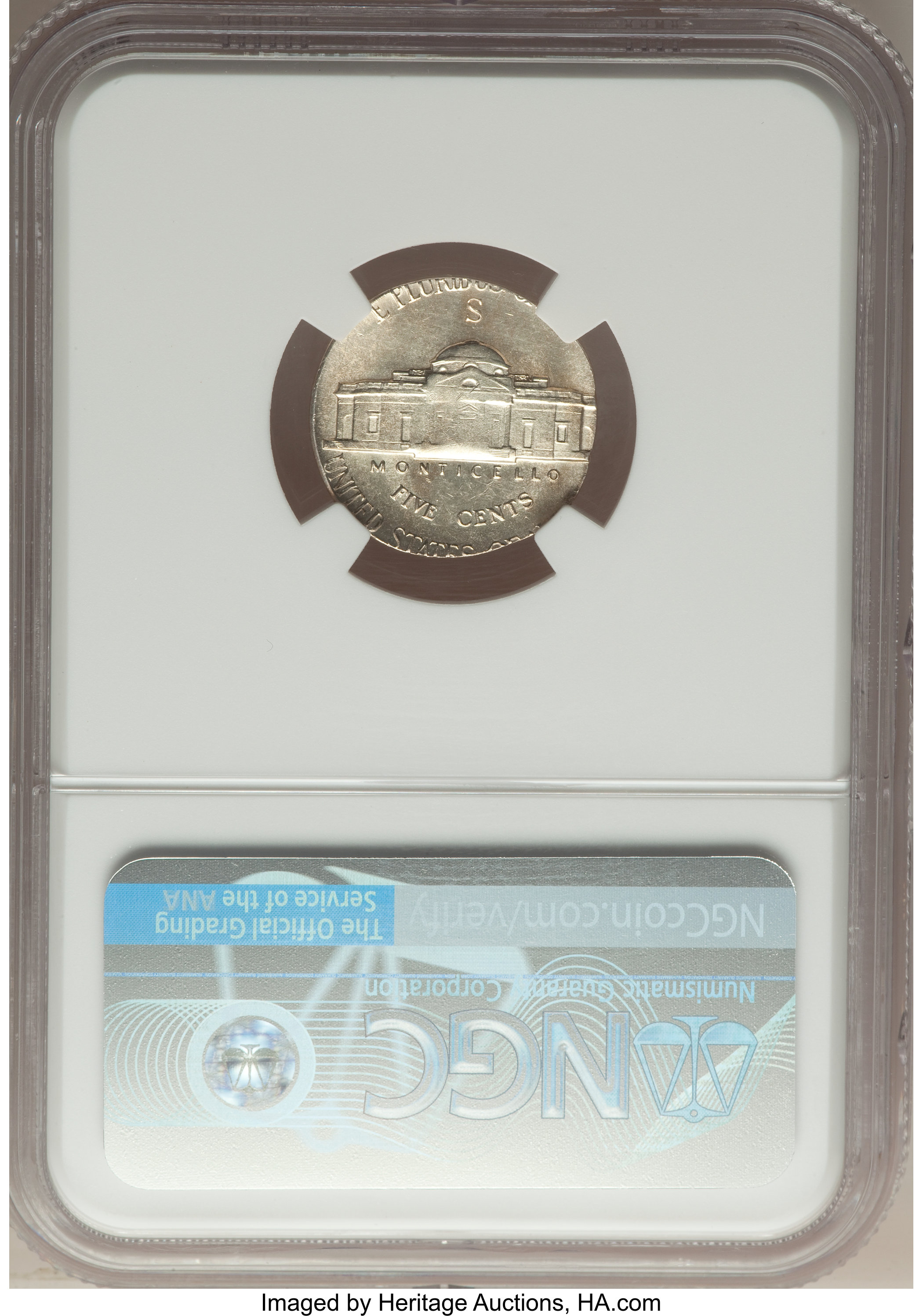 1942-P 5c Type 2, Silver F12 thumbnail 6