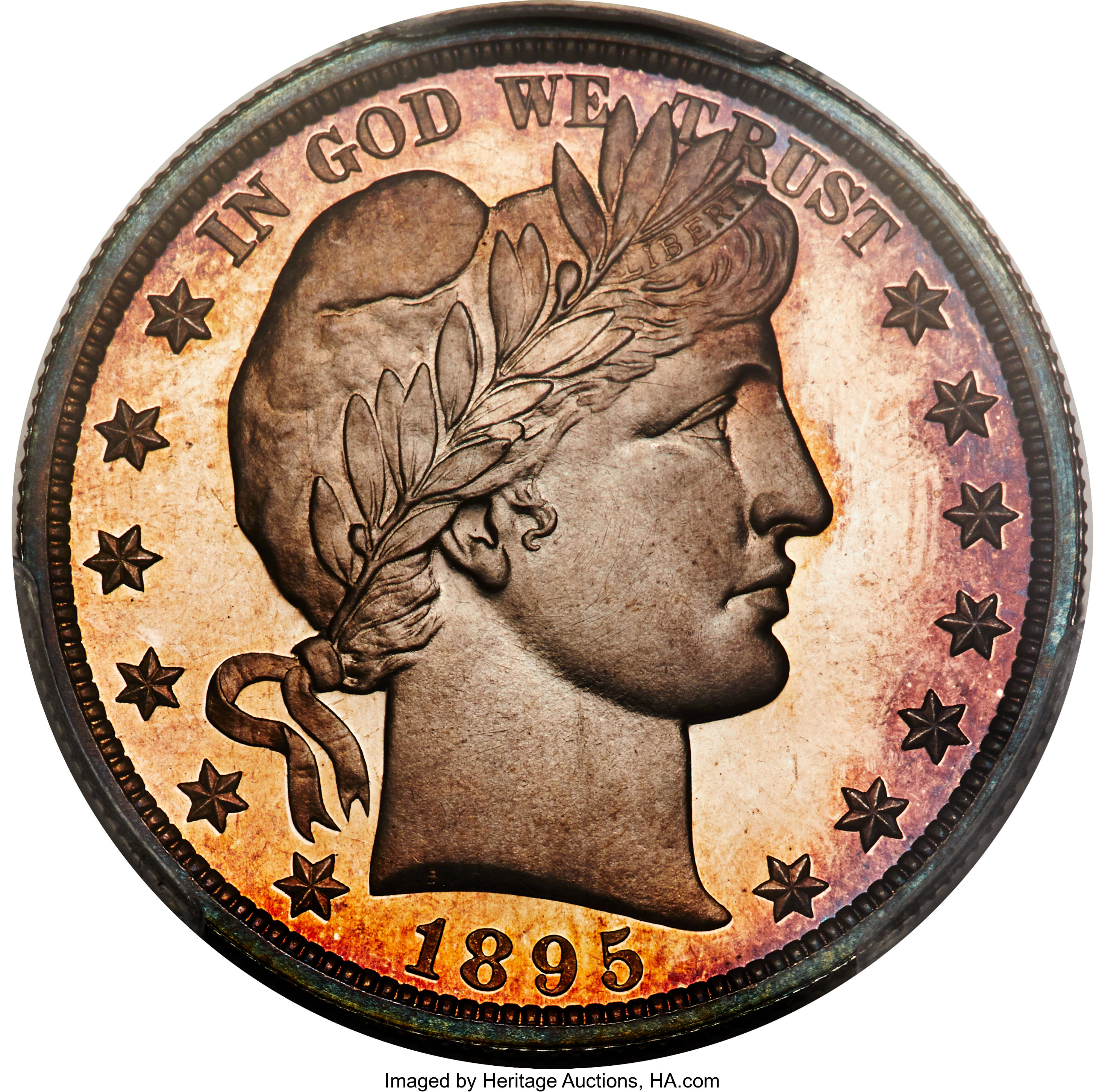 image for: 1895 50C PR67 PCGS. CAC....